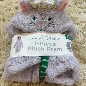 Koala Baby Gray Plush Pram